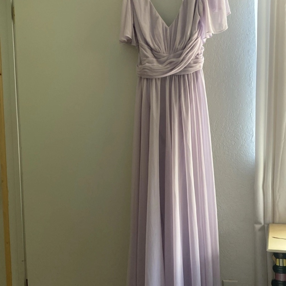 Elegant Lavender Evening Gown